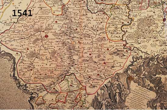 ALTKOLOR. KUPFERSTICHK. V. SEUTTER, RECENS ET ACCURATA DESIGNATIO PADERBORNSIS IN SUA DIOECESES ET PARAEFECT, MIT ÜBERGR. PRACHT- VOLLER ...