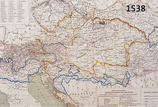 KONVOLUT AUS 8 ALTKOLOR. LITHO. UND STAHL- STICHK. V. ÖSTERREICH, 1)ALTKOLOR. STAHLST.K GEOGR. INST. WEIMAR, CA. 1850, NIEDER U. OBER- ÖSTERREICH ...