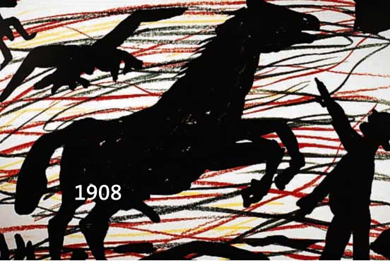 PENCK, A.R., GEB. 1939, FARBOFFSET, HANDSIGNIERT, CA. 59 X 84 CM