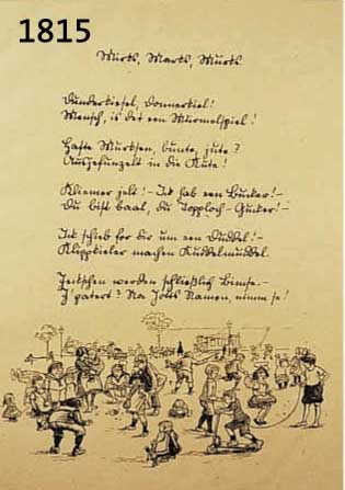 ZILLE, HEINRICH, 1858-1929, MIRKS, MARKS, MURKS, LITHOGRAPHIE AUS: KOMM, KALINKEN, KOMM, VON 1924, CA. 37 X 26 CM