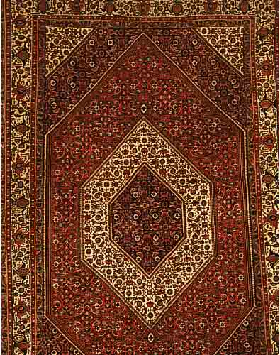 BIDJAR, PERSIEN, 235 X 150CM, EHZ 2 FLOR WOLLE, CA.10 JAHRE