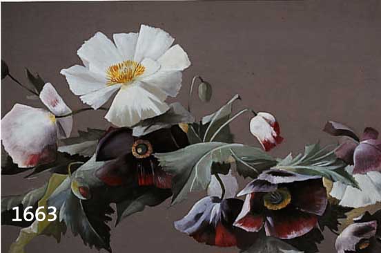 UNBEKANNTER KÜNSTLER, ENDE 19. JH., STILLEBEN MIT BLÜTEN, QUALITÄTVOLLE MALEREI, GOUACHE, UNSIGNIERT, BILDAUSSCHNITT CA. 39 X 64 CM, U.GL., R.