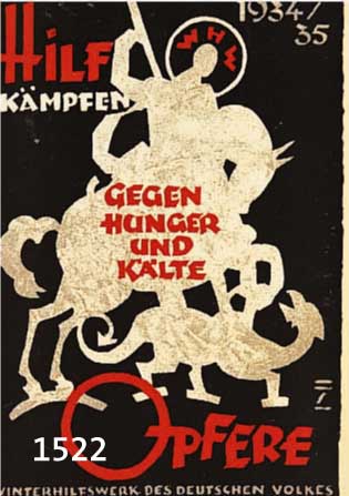 KONV. 4 POSTKARTEN, DT., UM 1916-1935, SIGN. LUDWIG HOLHWEIN, DABEI VOLKSSPENDE, AUSSTELLUNG HAMBURG, 2 OPFERKARTEN, L. GE- BRÄUNT, COLOR
