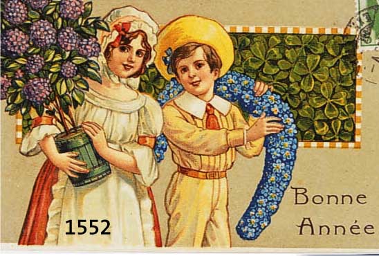KONV. 10 POSTKARTEN, DT. U. FRANZ., UM 1905, GLÜCKWUNSCHKARTEN MIT KINDERMOTIVEN, ALLE GEPRÄGT, L. ALTERSSPUREN