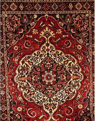 BACHTIAR,PERSIEN CA 310 X 215 CM..FLOR WOLLE EHZ 1-2.CA 30 JAHRE.