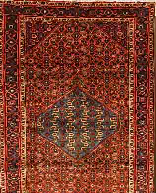 ZANJAN,PERSIEN CA 215 X 140 CM..FLOR WOLLE. EHZ 2.CA 30 JAHRE.