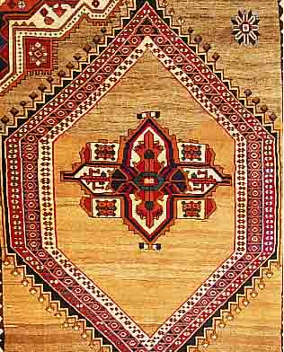 GHASCHGAI,PERSIEN CA 172 X 129 CM..WOLLE AUF WOLLE.EHZ 2.CA 30 JAHRE.