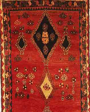NAMAKROD,PERSIEN CA 215 X 112 CM..WOLLE AUF WOLLE.EHZ 2.CA 40 JAHRE.