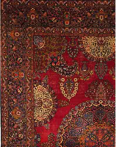 DOROSCHK,PERSIEN CA 497 X 342 CM..FLOR WOLLE EHZ 4-5.UM 1920.