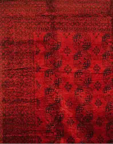 DOLATABAD,AFGHANESTAN,CA 470 X 376 CM..WOLLE AUF WOLLE.EHZ 2.CA 40 JAHRE.