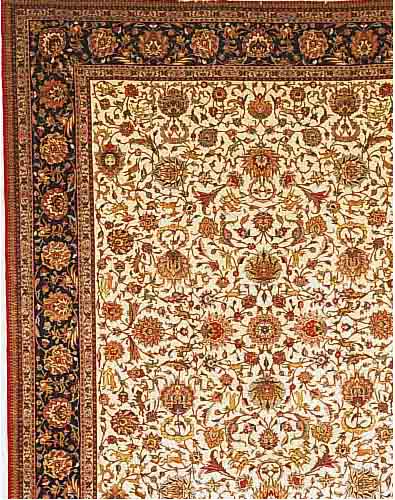 TÄBRIZ,PERSIEN CA 398 X 309 CM.FLOR WOLLE. EHZ 2-3.CA 50 JAHRE.