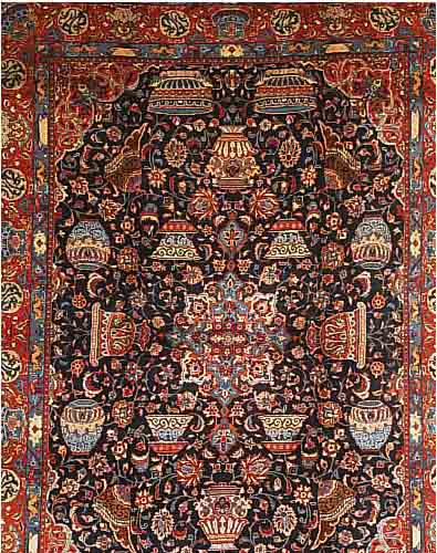 KASCHMAR,PERSIEN.CA 400 X 290 CM..FLOR WOLLE EHZ 3.CA 30 JAHRE.