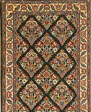 KASCHMAR,PERSIEN CA 150 X 96 CM..FLOR WOLLE. EHZ 1-2.CA 10 JAHRE.