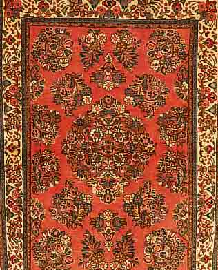SAROGH,PERSIEN CA 151 X 106 CM..FLOR WOLLE EHZ 2.CA 15 JAHRE.