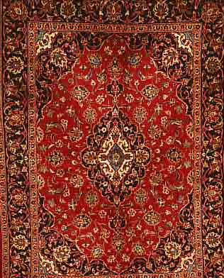 KESCHAN,PERSIEN CA 194 X 142 CM..FLOR WOLLE. EHZ 2.CA 30 JAHRE.