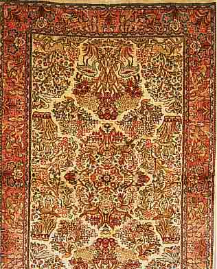 SAROGH,PERSIEN CA 210 X 130 CM..FLOR WOLLE. EHZ 1-2.CA 20 JAHRE.
