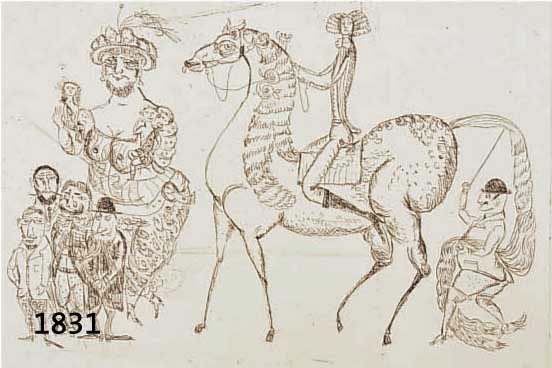 BECHEM, BELE, DIE GROßE ZIRKUSMUTTER, RADIERUNG, HANDSIGNIERT UND BETITELT, CA. 19,5 X 28 CM, PP