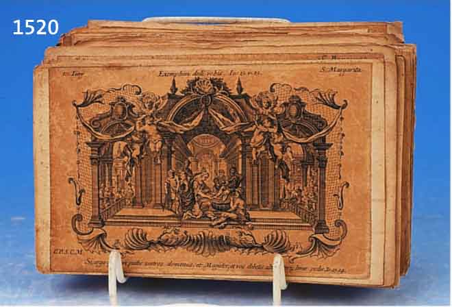 EMBLEMATIK-SAMMLUNG, DEUTSCH, 18. JH., BESTEHEND AUS 110 KUPFERSTICHKARTEN ZUR BELEHRUNG UND ERBAUUNG, JE CA. 9,5 X 14,5 CM, ALTERSBEDINGT ...
