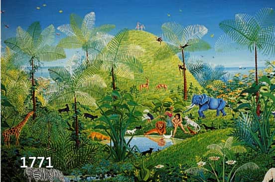 INVREA, IRENE, GEB. 1919 DIANO D'ALBA (PIEMONT), BEDEUTENDE ITALIENISCHE NAIVE KÜNSTLERIN, BEGANN ERST 1960 ZU MALEN, HATTE IHRE ERSTE EIGENE ...