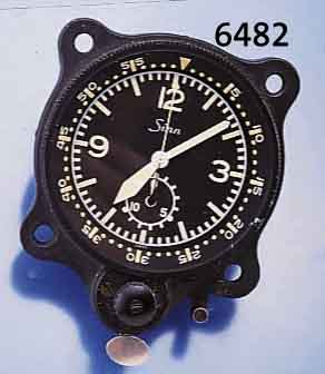 SINN BORDCHRONOGRAPH, FÜR TRANSPORTHUB- SCHRAUBER Z.B. CH43, FÜR DIE BUNDESWEHR UM 1965, ALUMINIUM, BODEN M. BAJONETTVERSCHL. ZUSÄTZL. ...