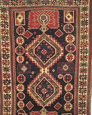 SHIRWAN, RUSSLAND, 198 X 130CM, EHZ 4 WOLLE AUF WOLLE, 1890