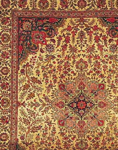 TÄBRIZ, PERSIEN, 360 X 287CM, EHZ 4 FLOR WOLLE, CA.60 JAHRE