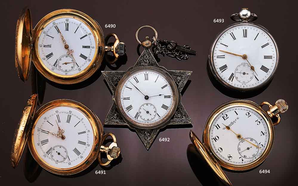 AUFWENDIGE TASCHEN-/ANHÄNGEUHR, SILBERGEH. IN STERNFORM, SCHWEIZ UM 1880, FILIGRANE AR- BEIT, SCHMUCKGRAV., EMAILBL., GEBL. STAHL- ZEIGER, ...