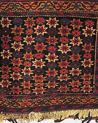 GASHGAI TASCHE, 55 X 45CM, EHZ 2 WOLLE AUF WOLLE, CA.60 JAHRE