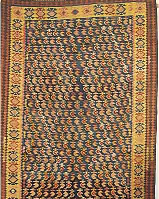 VERAMIN KELIM, 295 X 128CM, EHZ 2 WOLLE AUF WOLLE, CA.60 JAHRE