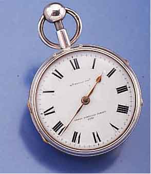 WILLIAM NICOLL JUNIOR DUPLEX HERRENTASCHEN- UHR MIT VIERTELSTUNDENREPETITION, SILBER, ENGLAND UM 1810, WOHL NICKELZWEITGEH. VERS., EMAILBL. SIGN., ...