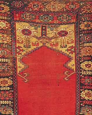 MUCUR, TÜRKEI, 128 X 104CM, EHZ 5 WOLLE AUF WOLLE, UM 1900