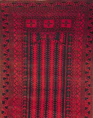 BELUTSCH, AFGHANISTAN, 180 X 100CM, EHZ 3 WOLLE AUF WOLLE, CA.50 JAHRE