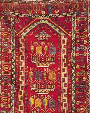 KIRSEHIR, TÜRKEI, 165 X 97CM, EHZ 4 WOLLE AUF WOLLE, CA.60 JAHRE
