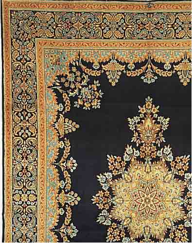 KERMAN, PERSIEN, 389 X 290CM, EHZ 3 FLOR WOLLE, CA.30 JAHRE