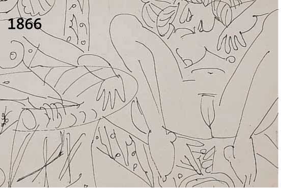 FRANK, EDVARD, 1909-1972, DREI TUSCHFEDER- ZEICHNUNGEN MIT EROTISCHEN DARSTELLUNGEN, RÜCKSEITIG JEWEILS NACHLAßSTEMPEL, JE CA. 21 X 29,5 CM