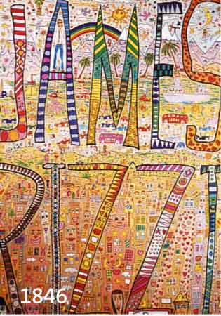 RIZZI, JAMES, ENJOY, FARBOFFSET, PLAKAT, HANDSIGNIERT, CA. 91 X 65 CM