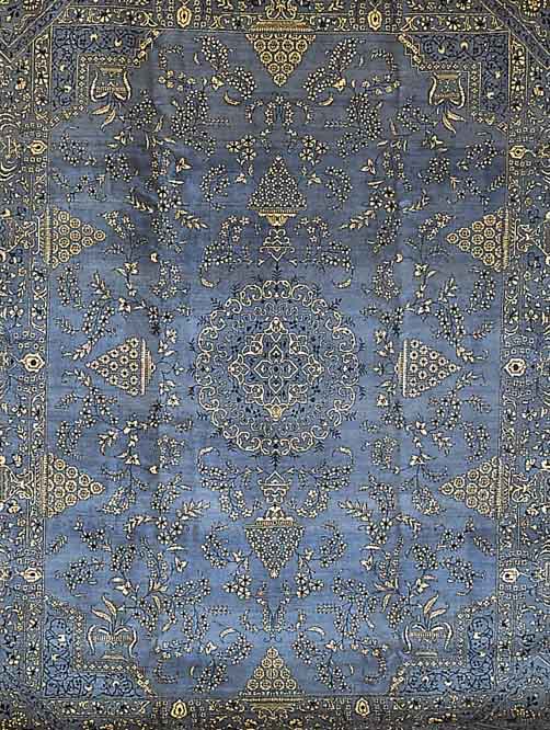 KESCHAN,PERSIEN CA 400 X 310 CM..FLOR WOLLE. EHZ 2.CA 50 JAHRE.