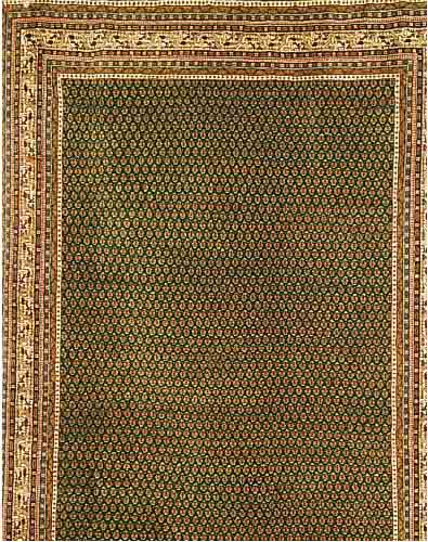 SAROGH MIR,INDIEN CA 286 X 199 CM..FLOR WOLL E.EHZ 1-2.CA 5 JAHRE