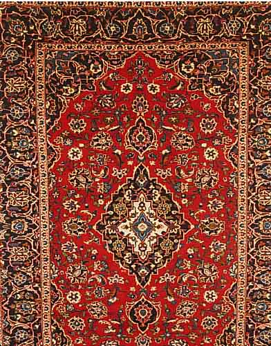KESCHAN,PERSIEN CA 285 X 197 CM..FLOR WOLLE. EHZ 2.CA 20 JAHRE.