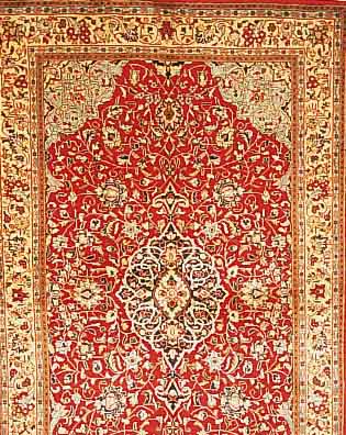 SAROGH,PERSIEN CA 227 X 140 CM..FLOR WOLLE. EHZ.2.CA 20 JAHRE.