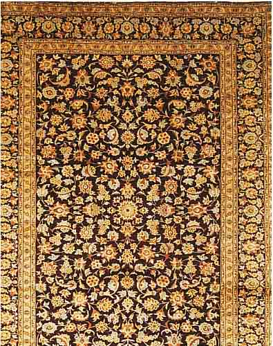 KESCHAN,PERSIEN CA 360 X 265 CM..FLOR WOLLE. EHZ 2,CA 40 JAHRE.