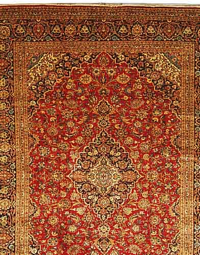 KESCHAN,PERSIEN CA 410 X 302 CM..FLOR WOLLE. EHZ 2.CA 30 JAHRE.