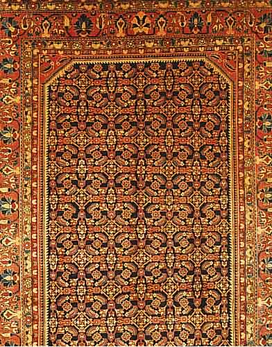 LILIAN,PERSIEN.CA 410 X 290 CM..EHZ 2. CA 50 JAHRE.FLOR WOLLE.