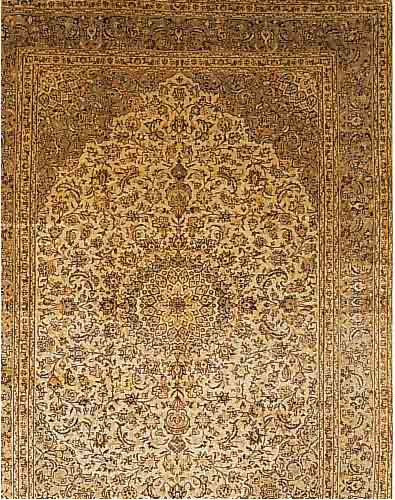 KESCHAN,PERSIEN.CA 366 X 258 CM..FLOR WOLLE. EHZ 2-3.CA 40 JAHRE.