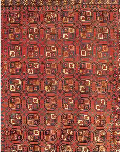 AFGHANE, 256 X 210CM, EHZ 4 WOLLE AUF WOLLE, UM 1930