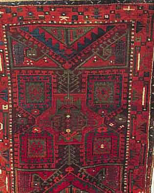 YÜRÜK, TÜRKEI, 174 X 134CM, EHZ 3 WOLLE AUF WOLLE, UM 1900
