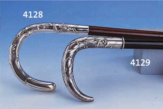 SPAZIERSTOCK, FRANKREICH UM 1900, REINER JUGENDSTIL, MISTELDEKOR, MEISTERMARKE MURAT PARIS, ROTBUCHE GELACKT, SCHÖNER JUGEND- STIL, GERINGE ...