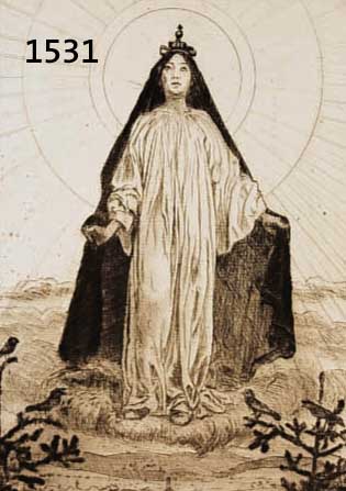THOMA, HANS, 1839-1924, ZWEI HANDSIGNIERTE RADIERUNGEN, 1 X HIMMELKÖNIGIN, CA. 24 X 16 CM; 1 X JESUS UND MAGDALENA, CA. 30 X 24 CM