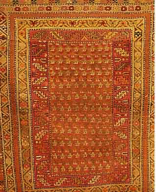 KAZAK, RUSSLAND, 136 X 114CM, EHZ 2 WOLLE AUF WOLLE, UM 1900