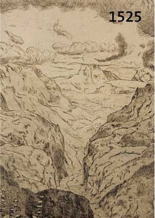 THOMA, HANS, 1839-1924, LAUTERBRUNNENTAL, RADIERUNG VON 1911, RE. U. HANDSIGNIERT, BEZ.: PROBEDRUCK II. ZUSTAND, CA. 26,7 X 15 CM